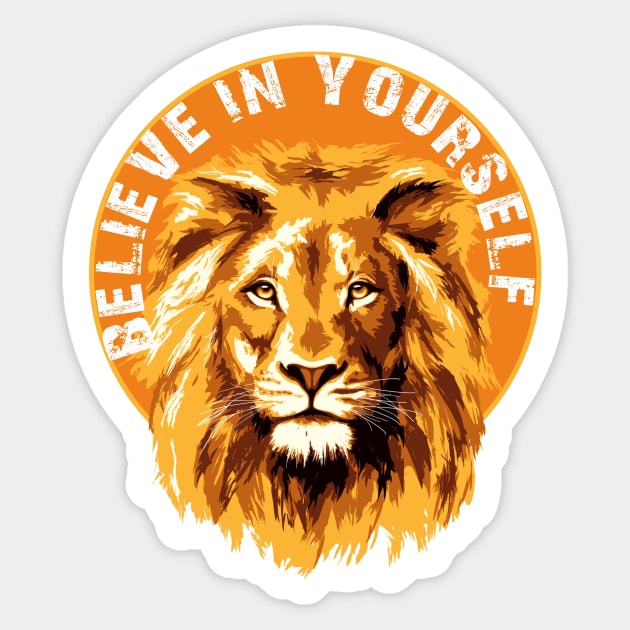 Believe in yourself, Motivational Quotes, Aesthetic Quotes Sticker by SunilAngra